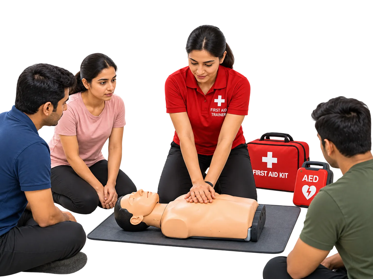 VMEDO First Aid Training Workshop in progress
